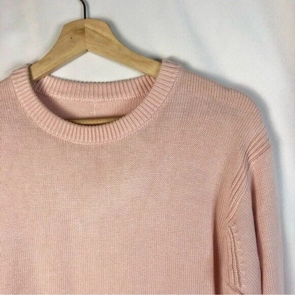 Lululemon Cashlu Boxy Crewneck Sweater Pink Mist 4 - Picture 3 of 5